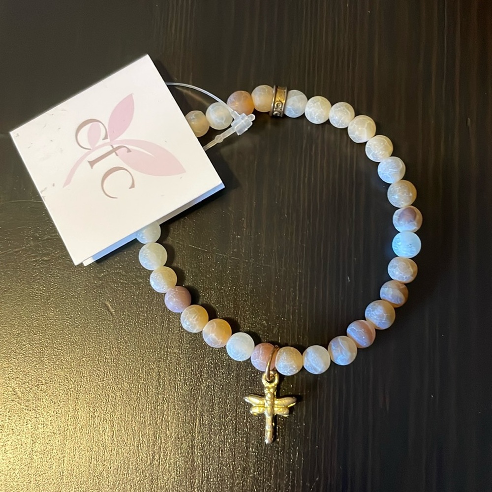Dragonfly Charm Beaded Bracelet …NWT! - Picture 2 of 8